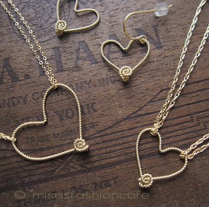 （画像用） 14K gf ハート ブレスレット