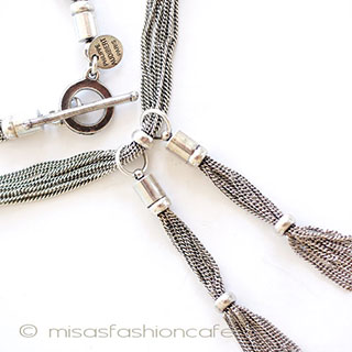 （画像用） フィリップ　オーディベール タッセル　ネックレス