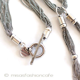 （画像用） フィリップ　オーディベール タッセル　ネックレス