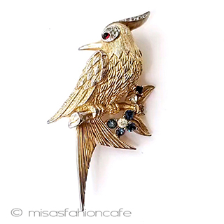 （画像用） アンティークジュエリー BOUCHER　鳥ビジュー