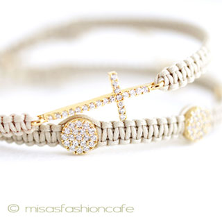 （画像用） ＴＡＩブレス　２本セット 　十字架＆メダリオン