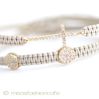 （画像用） ＴＡＩブレス　２本セット 　十字架＆メダリオン