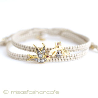 （画像用） ＴＡＩ　ブレスレット 　鳥＆蜂　２本セット