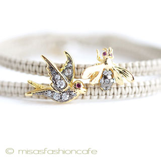 （画像用） ＴＡＩ　ブレスレット 　鳥＆蜂　２本セット