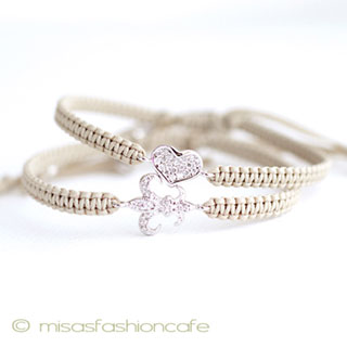 （画像用） ＴＡＩブレス　２本セット ハート＆FleurDeLis