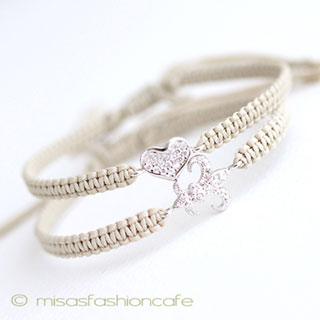 （画像用） ＴＡＩブレス　２本セット ハート＆FleurDeLis