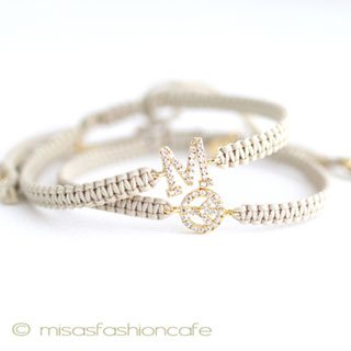 （画像用） ＴＡＩ　ブレスレット 「M」＆ピース２本セット！