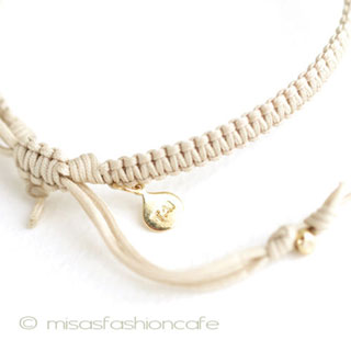 （画像用） ＴＡＩ　ブレスレット Gold　イニシャルM