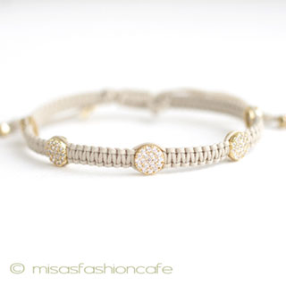 （画像用） ＴＡＩ　ブレスレット ５パヴェ・メダリオン