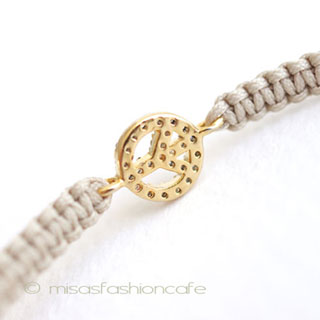 （画像用） ＴＡＩ　ブレスレット Gold　平和ピース