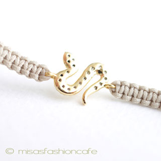 （画像用） ＴＡＩ　ブレスレット 　Gold　蛇へび　