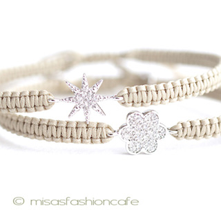 （画像用） ＴＡＩブレス　２本セット 　スター＆フラワー