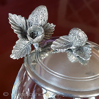 （画像用） ストロベリー苺ジャム スプーン付ガラス容器