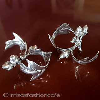 （画像用） どんぐり団栗SET再販！ ナプキンリング２個