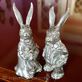 （画像用） ラビット・うさぎ夫婦 塩コショウ　セット