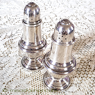 （画像用） アンティーク　Gorham 塩コショウ　セット