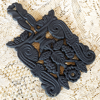 （画像用） ポットスタンド　鍋敷き ヴィンテージ　ぶどう