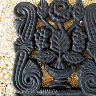 （画像用） ポットスタンド　鍋敷き ヴィンテージ　ぶどう