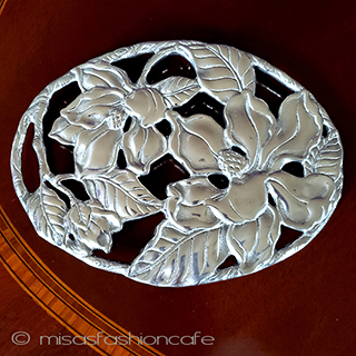 （画像用） ポットスタンド再販 木蓮の花　鍋敷き