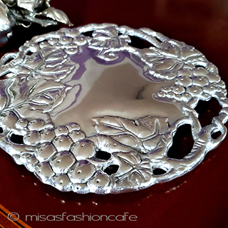 （画像用） ポットスタンド　 葡萄　鍋敷き