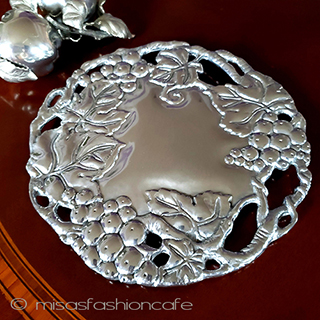 （画像用） ポットスタンド　 葡萄　鍋敷き