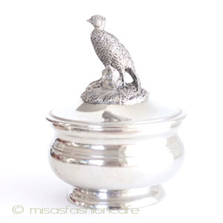 （画像用） 鳥キジのボウル カバー付き容器