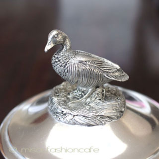 （画像用） 鴨カモのボウル カバー付き容器