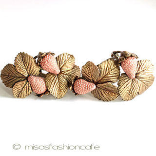 （画像用） マイケルミショー苺いちご再販 ナプキンリング　４個セット