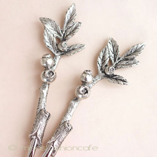 （画像用） ブルーベリー スプーン（２本セット）