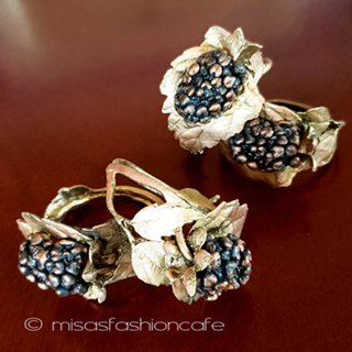 （画像用） マイケルミショー果実ベリー ナプキンリング　４個セット