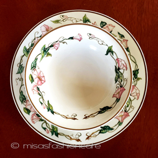 （画像用） ビレロイ＆ボッホ　朝顔 花　ボウル＆お皿セット