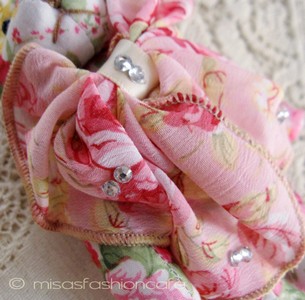 （画像用） クマさんチャーム 　ピンク・フラワー・リボン