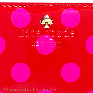 （画像用） ケイトスペード お財布　ドット柄