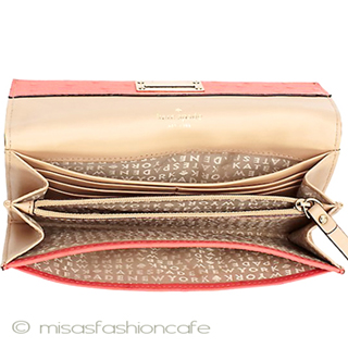 （画像用） ケイトスペード お財布　コーラル