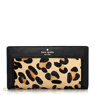 （画像用） ケイトスペード お財布 ハラコ　レオパ柄