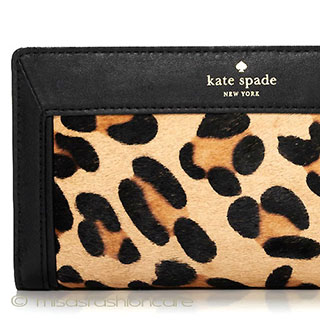 （画像用） ケイトスペード お財布 ハラコ　レオパ柄