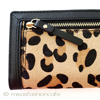 （画像用） ケイトスペード お財布 ハラコ　レオパ柄