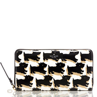 （画像用） お財布 スコッティ　犬柄