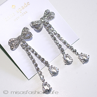 （画像用） ケイトスペード　再販 リボン　ピアス