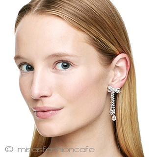 （画像用） ケイトスペード　再販 リボン　ピアス