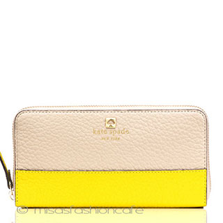 （画像用） ケイトスペード お財布　レモン