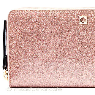 （画像用） ケイトスペード　NY グリッター　長財布