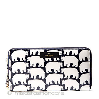 （画像用） ケイトスペード　再販！ ポーラーベア・白くま柄　