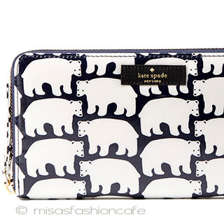 （画像用） ケイトスペード　再販！ ポーラーベア・白くま柄　