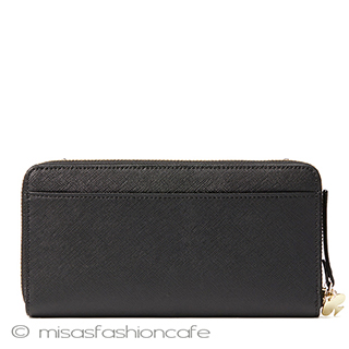 （画像用） ケイトスペード　長財布 猫ねこ　ビジューの鼻♡