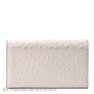 （画像用） ケイトスペード　バッグ財布 オーストリッチ　クラッチ