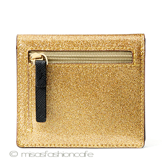 （画像用） ケイトスペード　お財布 二つ折り　ゴールド