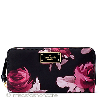 （画像用） ケイトスペード　長財布 ローズ水彩 再販