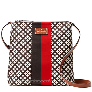 （画像用） ケイトスペード　バッグ キャンバス　ブラウン