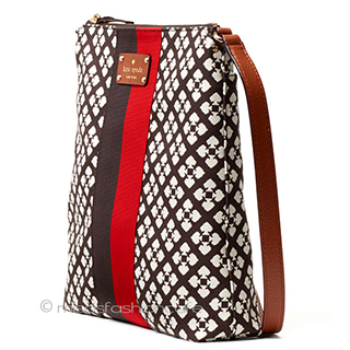 （画像用） ケイトスペード　バッグ キャンバス　ブラウン